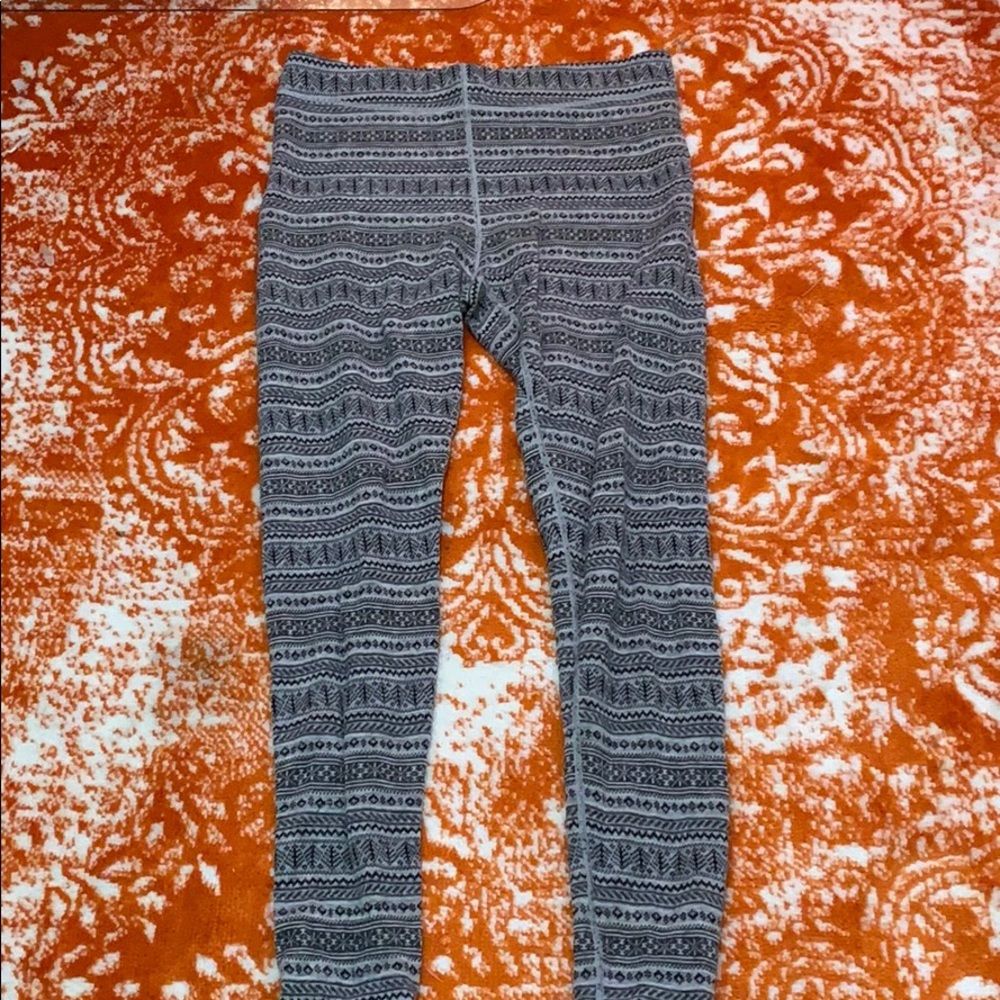 Knit pattern pants